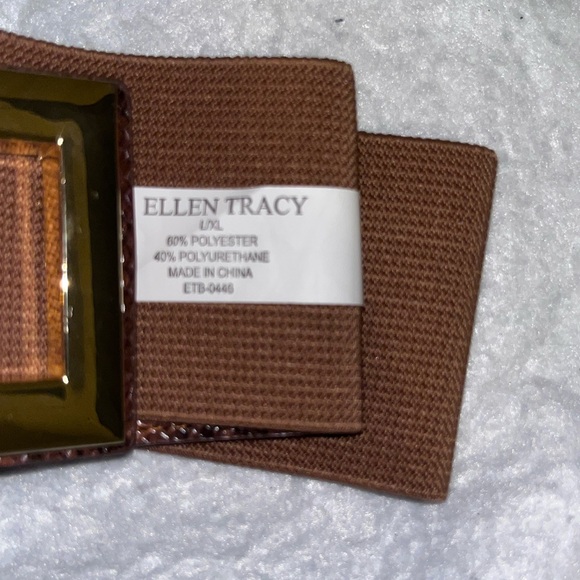 Ellen Tracy Snake Print Stretch Belt – L/XL - Picture 4 of 12